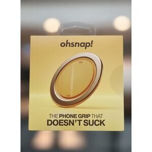 ohsnap! Snap Grip 5 Luxe Magnetic Phone Grip Ultra Thin Any Phone Hazmat Honey